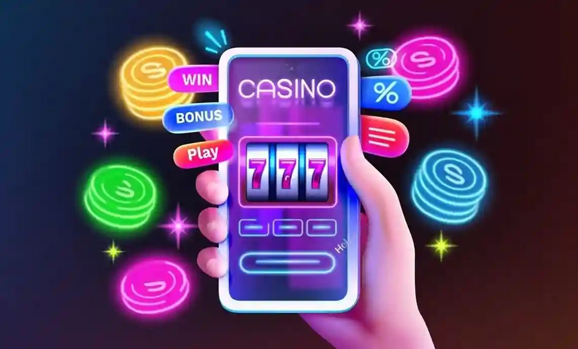 Online slot game interface on mobile at okfun gcash Philippines